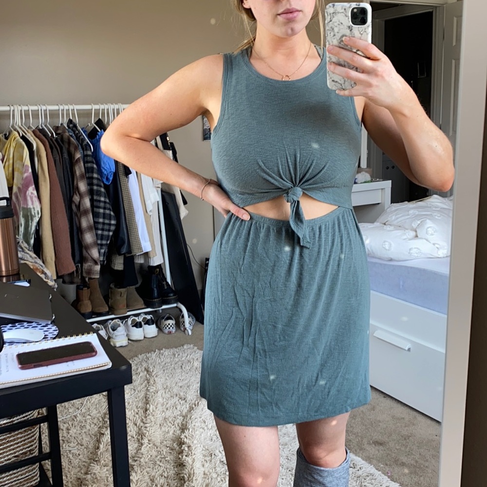 Aerie Cut Out Tank Dress